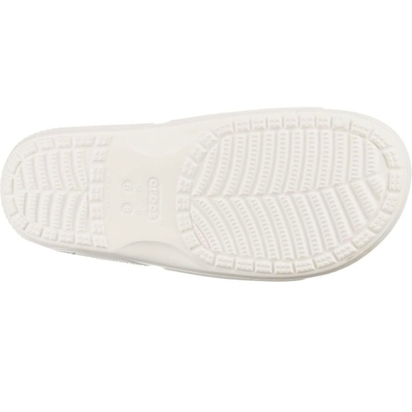 Crocs Unisex Classic Slide Sandals, White, 12 Men/14 Women Shoes - Picture 9 of 10